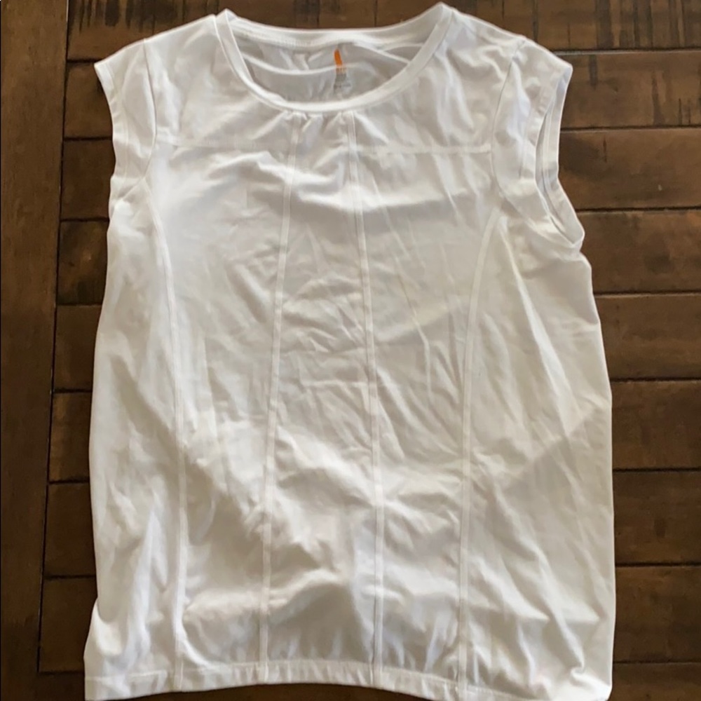 White Lucy muscle workout tank!